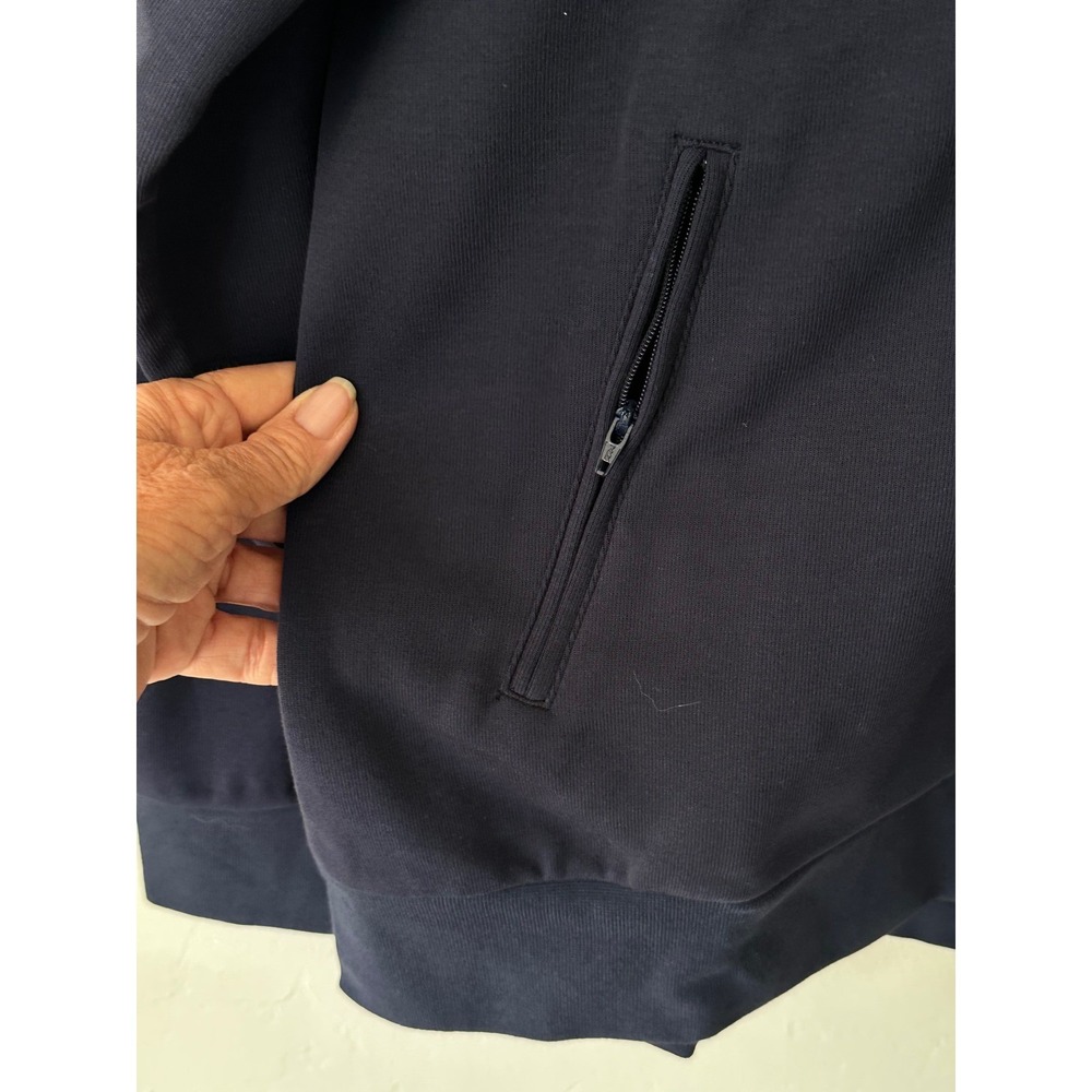 NEW Flint Park Mens Court Tennis Full Zip Jacket Embroidered Logo Size Medium - Picture 4 of 9